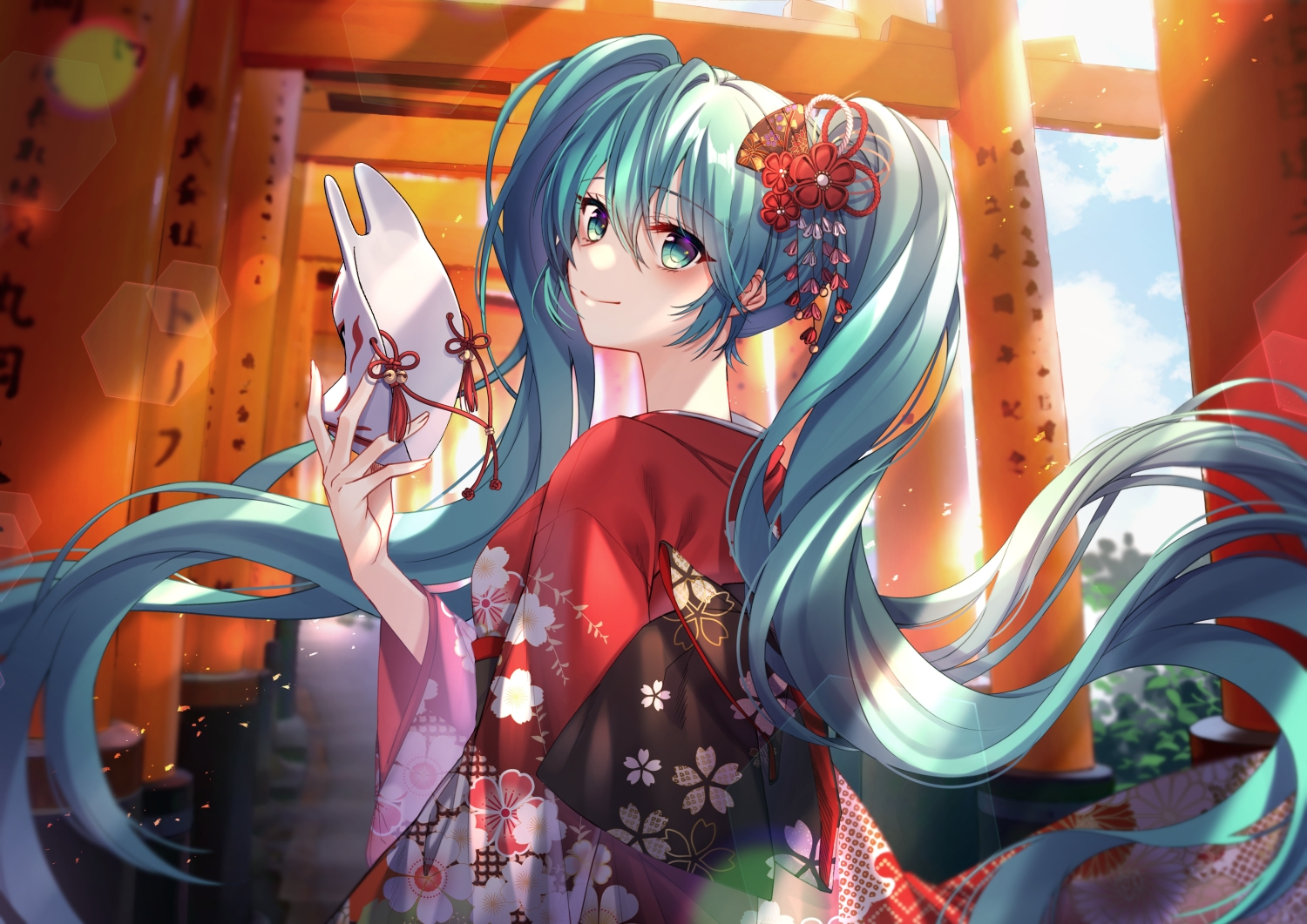 超好看的初音未来和洛天依