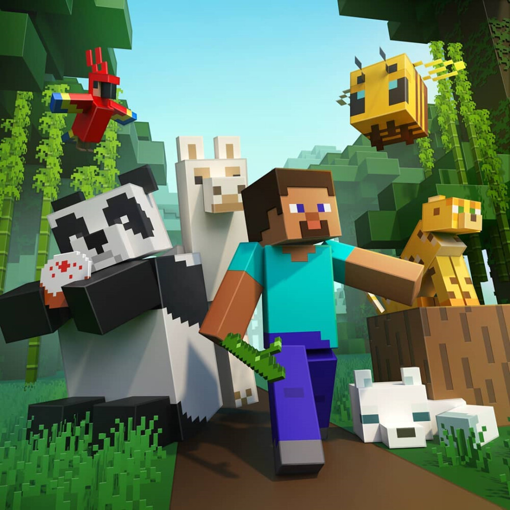 Minecraft经典壁纸大展览(第二部) - 哔哩哔哩