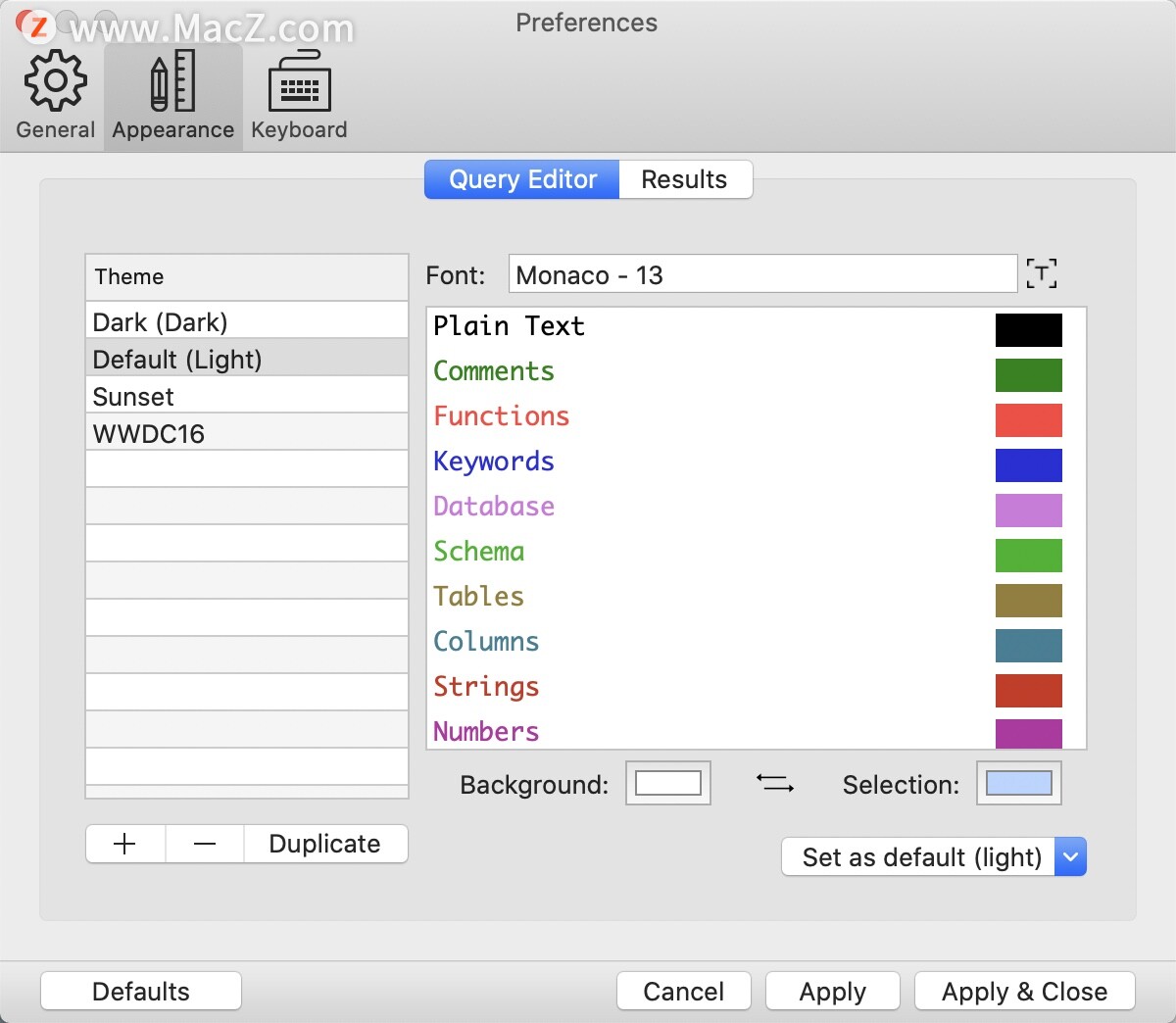 sqlite sqlpro