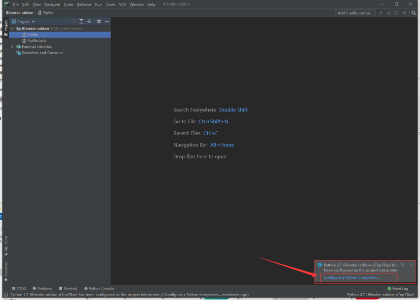  pycharm blender python pipenv pycharm blender 