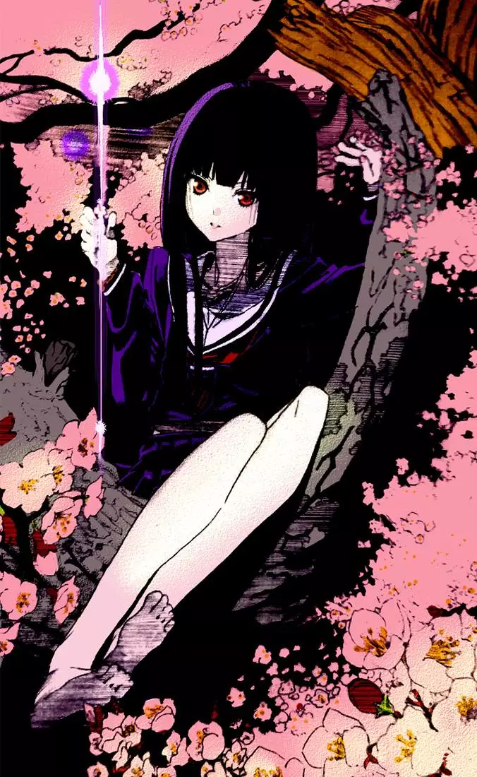 动漫人物手机壁纸《地狱少女》