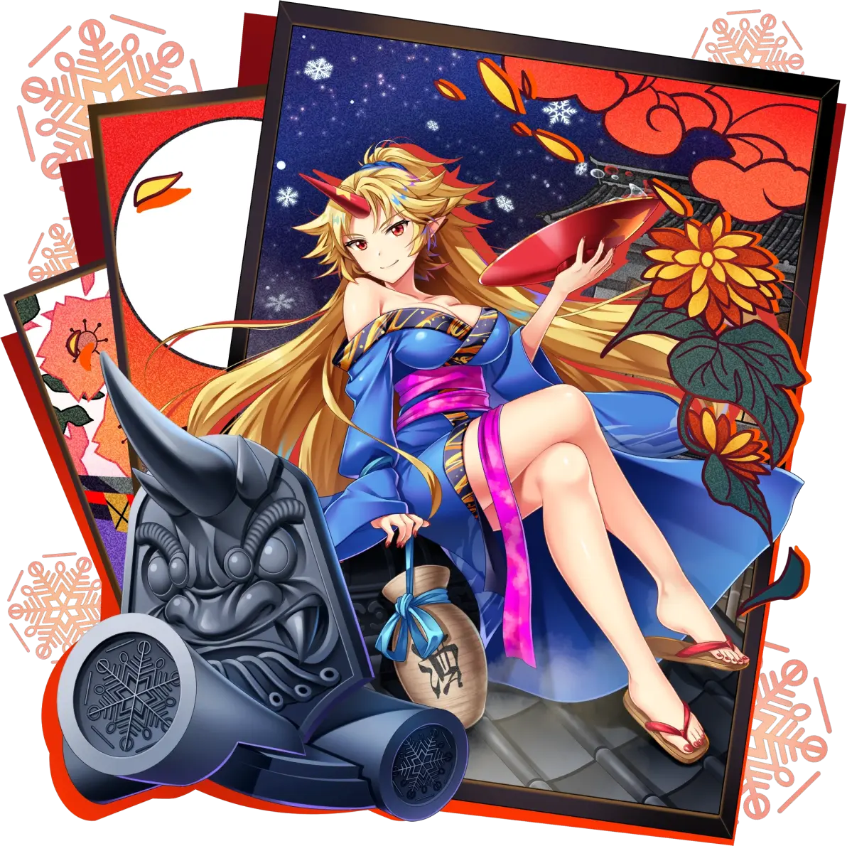 东方lostword星熊勇仪旧都の倾奇者立绘差分