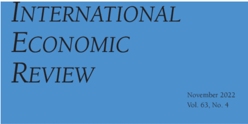 International Economic Review 2022年第四期 - 哔哩哔哩