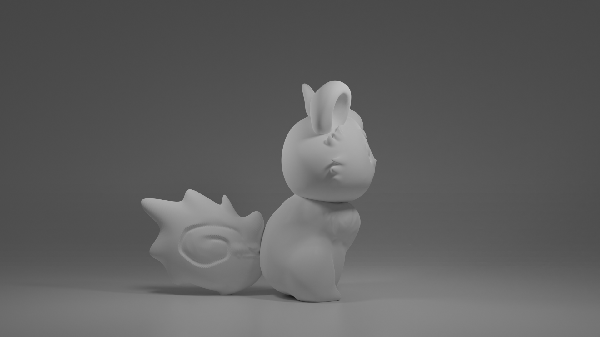 听说有兽焉要动画化了就赶着做了一个貔貅的3d模型