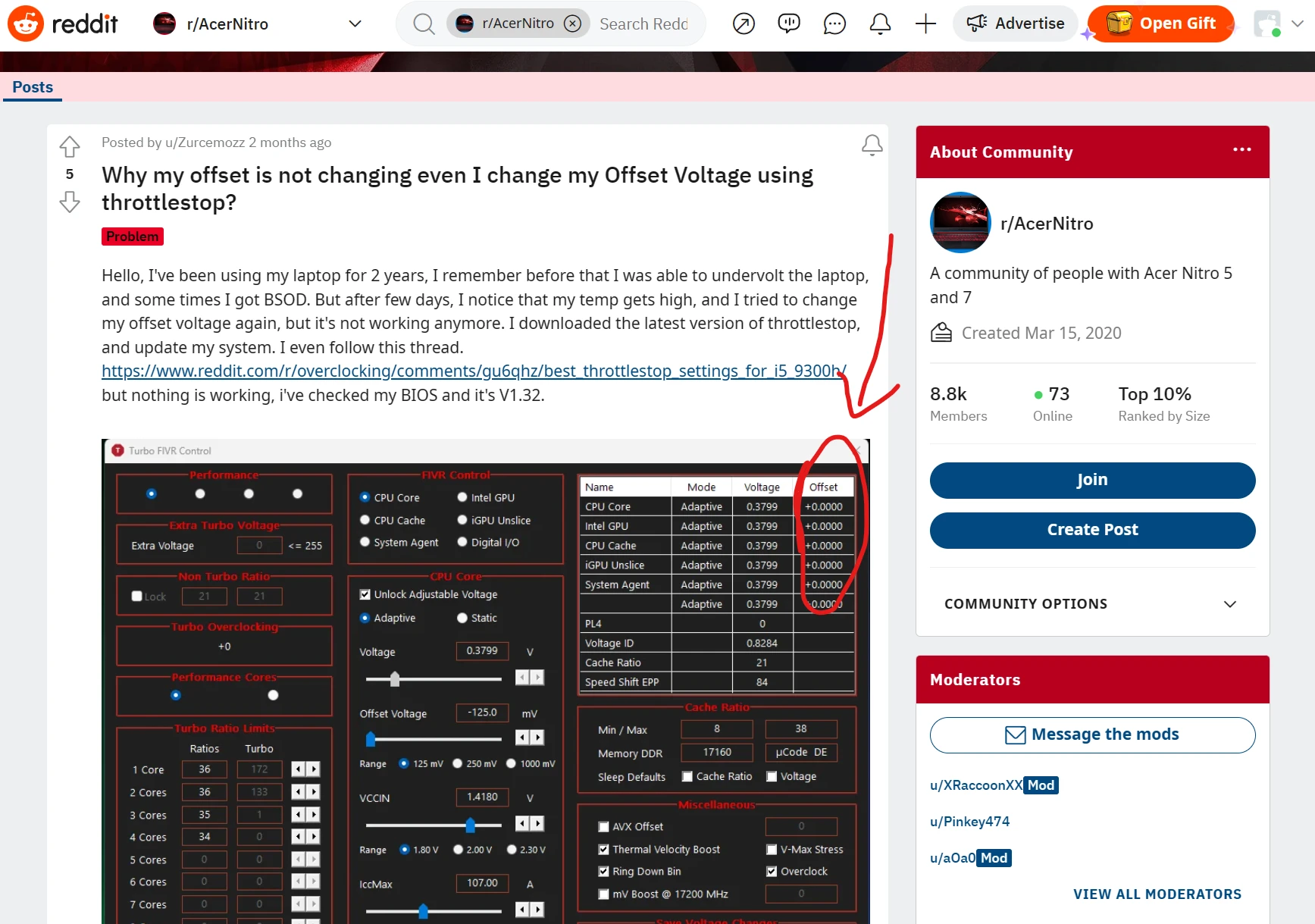 ThrottleStop FlVR改变电压offset依然为0不变 哔哩哔哩