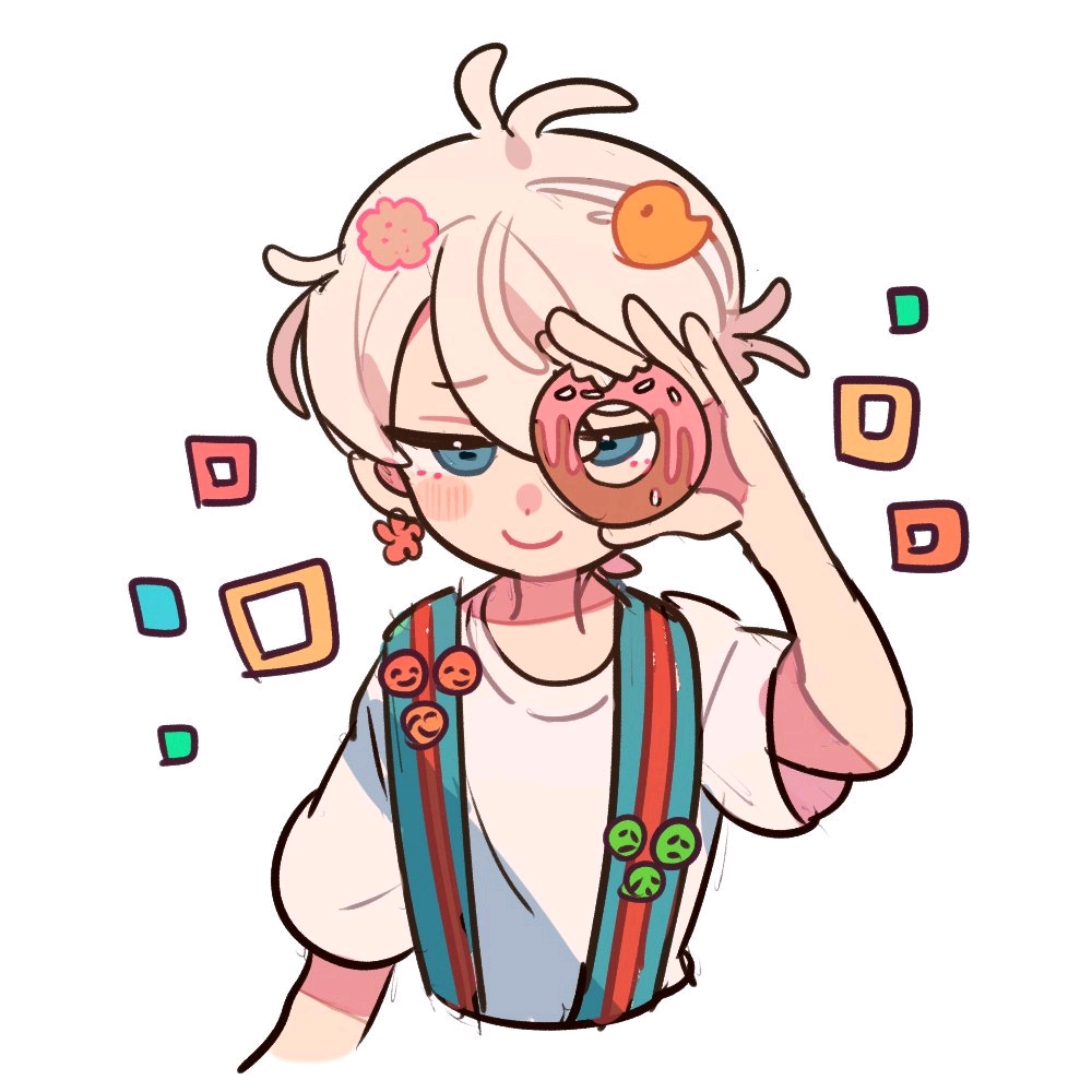 插画q萌人设漫画原创韩国画师