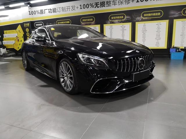 奔馳s450coupe改裝升級amg s63前後包圍分享,顏值氣質的提升