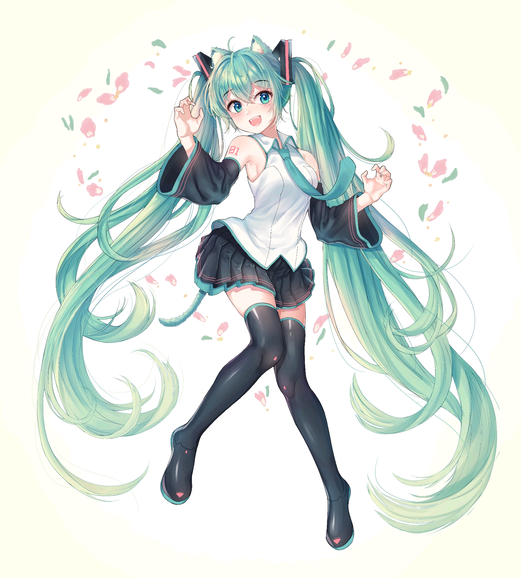 『初音ミク』公式服精选100张ღ