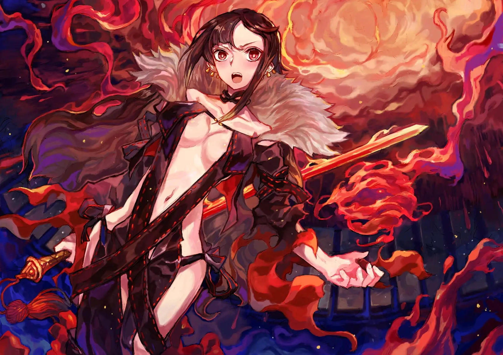 p站fgo虞美人图