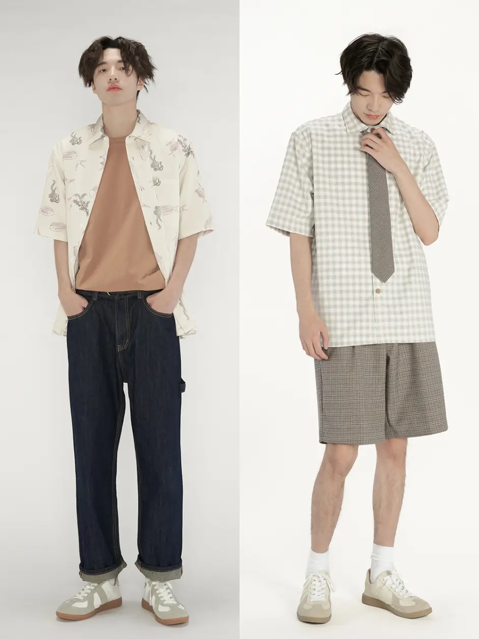 套韩国男生夏季穿搭企划 Look 男友改造 哔哩哔哩
