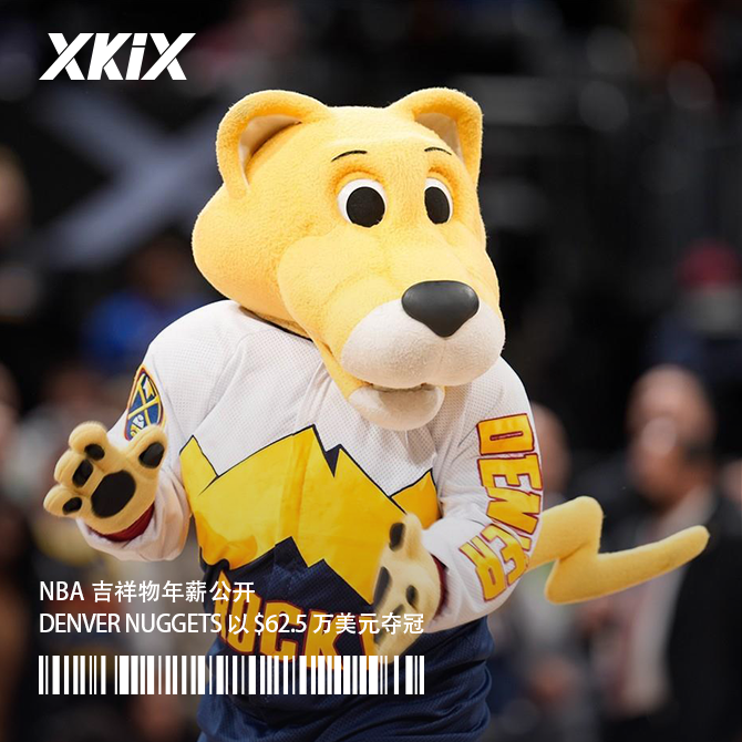 Nba吉祥物年薪排行公开，最高 62 5 万美元？网友：我可以吗？ Xkix 哔哩哔哩