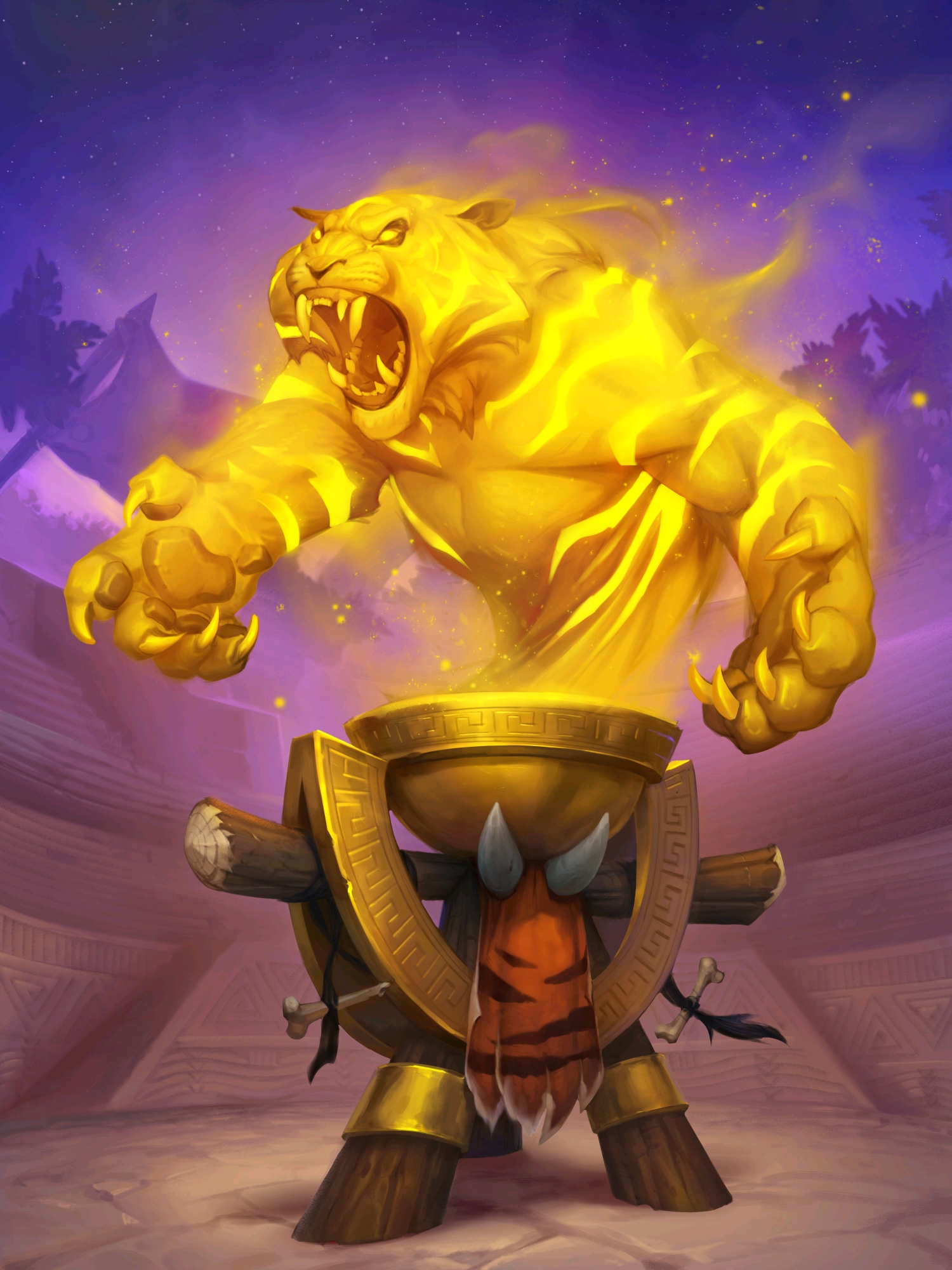 炉石传说原画拉斯塔哈大乱斗上