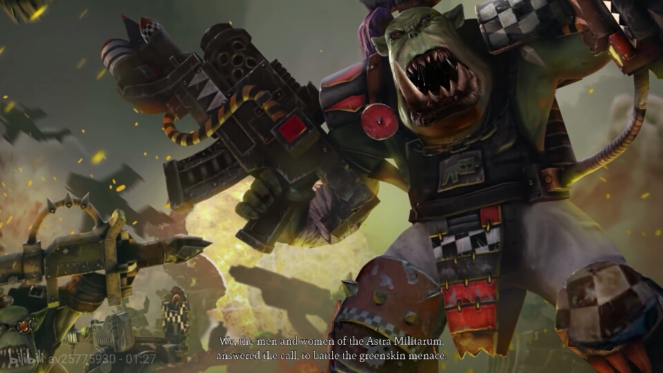 氛围中,异次元之影与澎湃的waaagh能量在虚空中永无休止的激荡与碰撞!