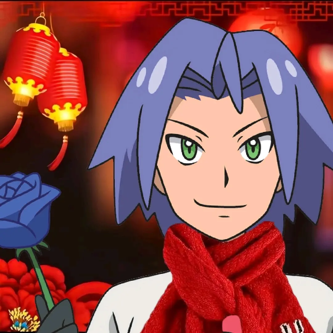 小次郎红围巾头像