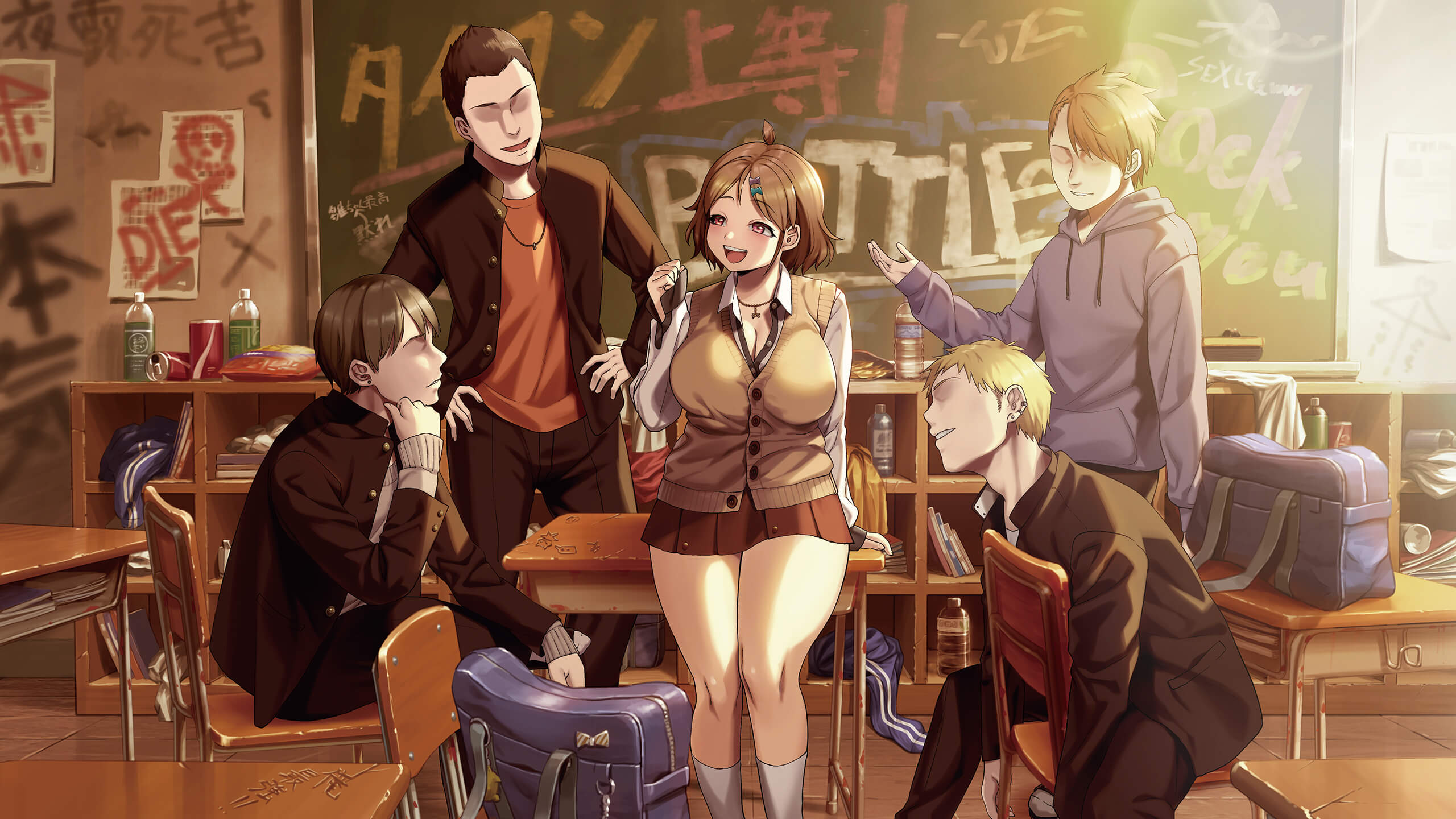 很不错，但并不紫社-「クリミナルボーダー 1st offence」-体験版-发布（介绍&CG） - 哔哩哔哩