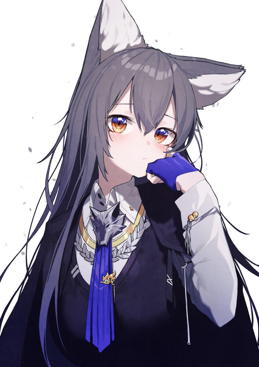 二次元图鉴 | 《明日方舟》缄默德克萨斯（壁纸美图·第263辑） - 哔哩哔哩