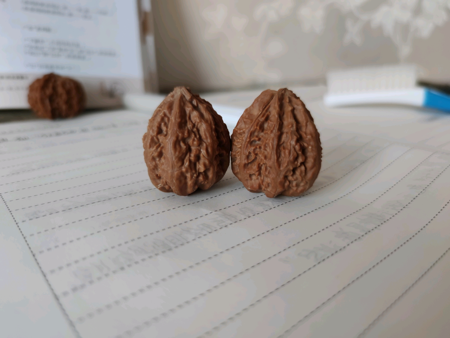 核桃有点挂瓷了