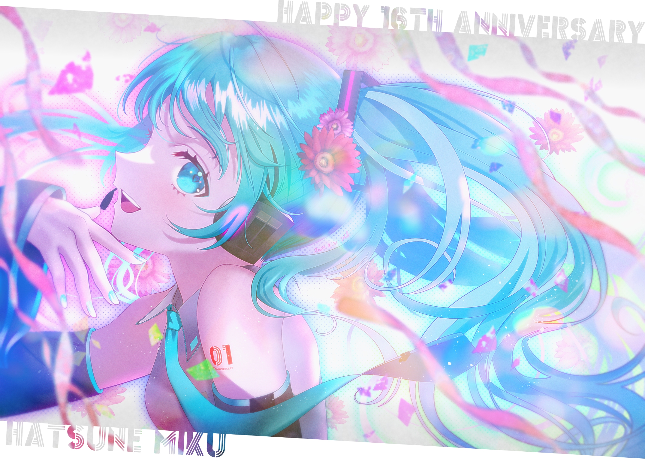 『初音ミク』16周年纪念贺图100张ღˇ