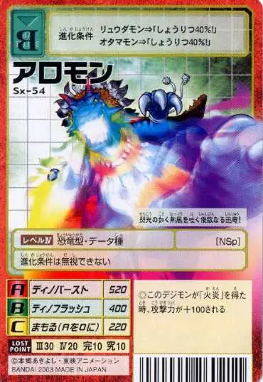 异特龙兽x 异龙兽x アロモンx Allomon X 哔哩哔哩