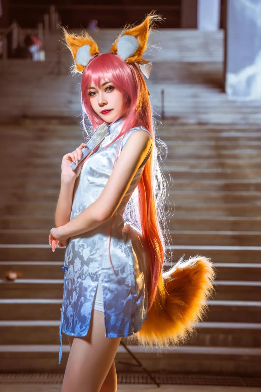 cosfategrandorder玉藻前旗袍高跟鞋小狐狸喜欢吗