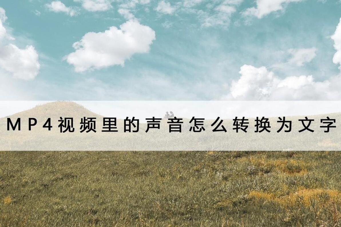 MP4视频里的声音怎么转换为文字?不如试试这个 - 哔哩哔哩