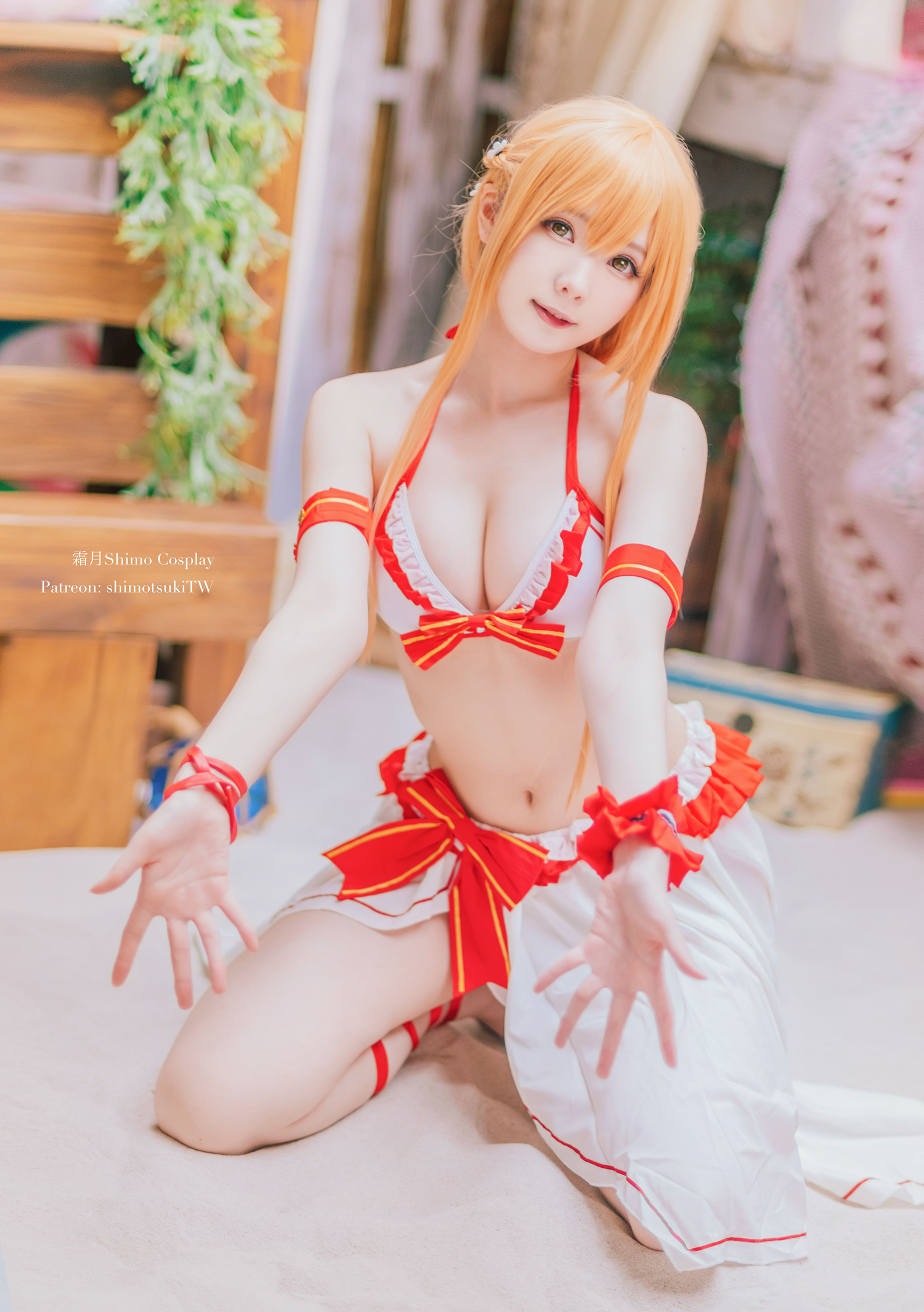 霜月Shimo亚丝娜泳装Cosplay5