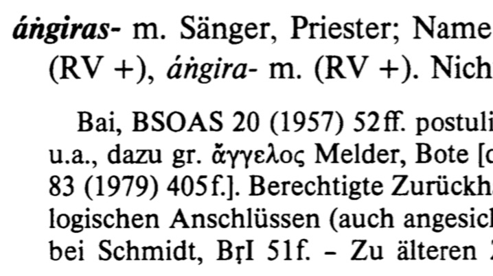 闪米特语借词个例研究 梵语aṅgiras 和希腊语ἄggelos 哔哩哔哩专栏