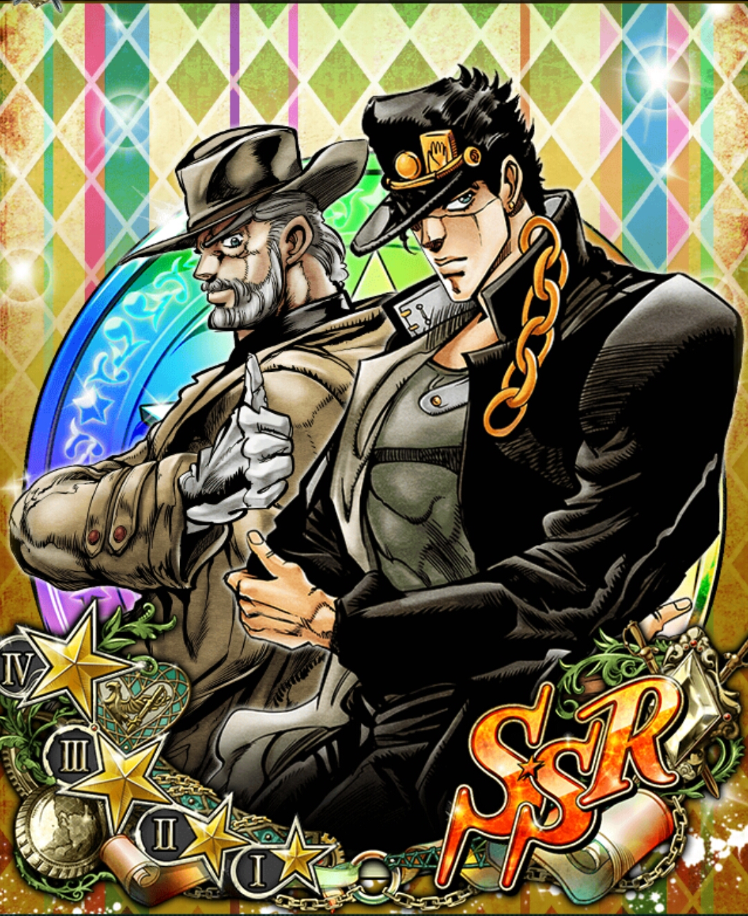 JOJO的奇妙冒险 漫画封面&游戏卡面