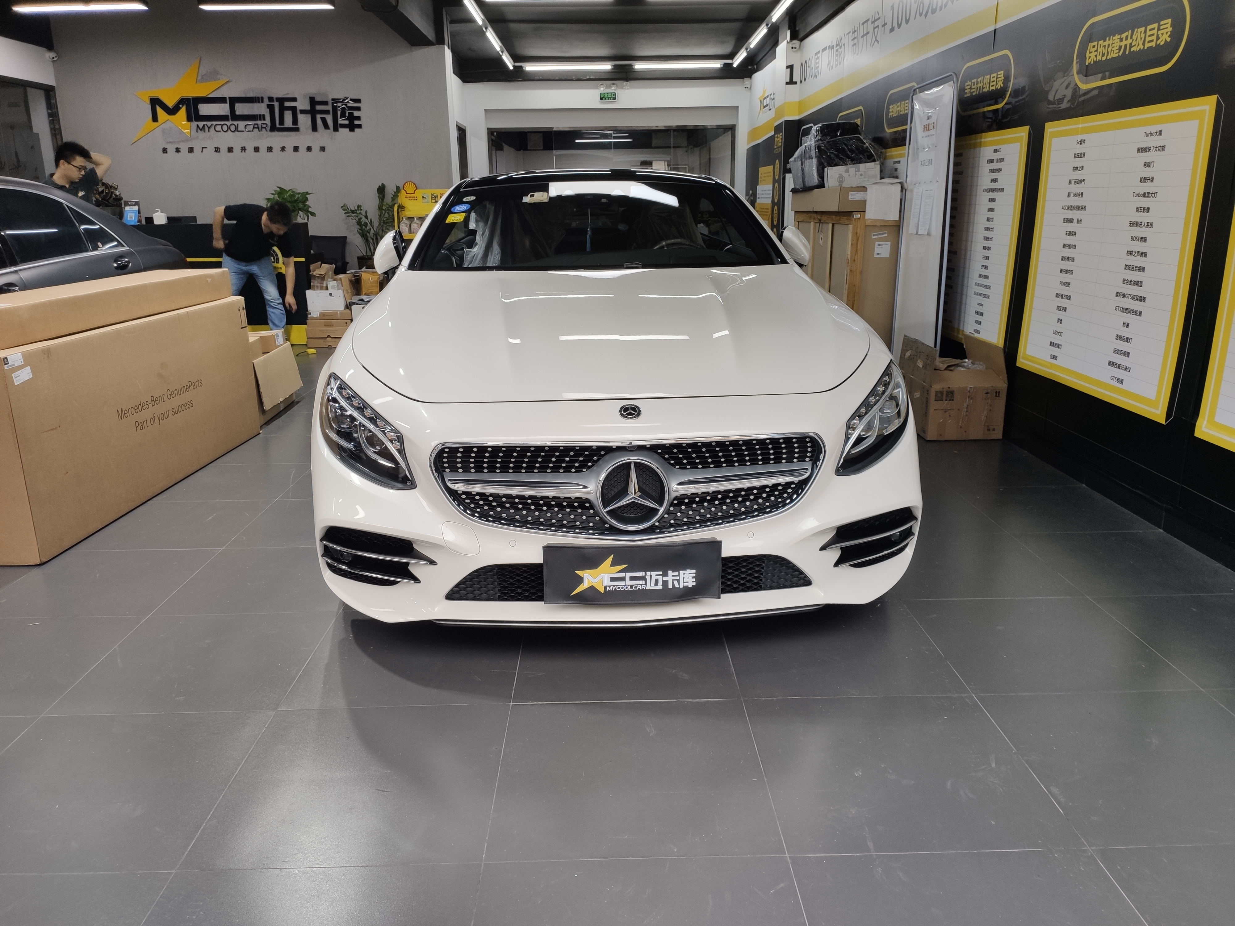 奔驰s coupe双门轿跑,改23p智能领航驾驶功能