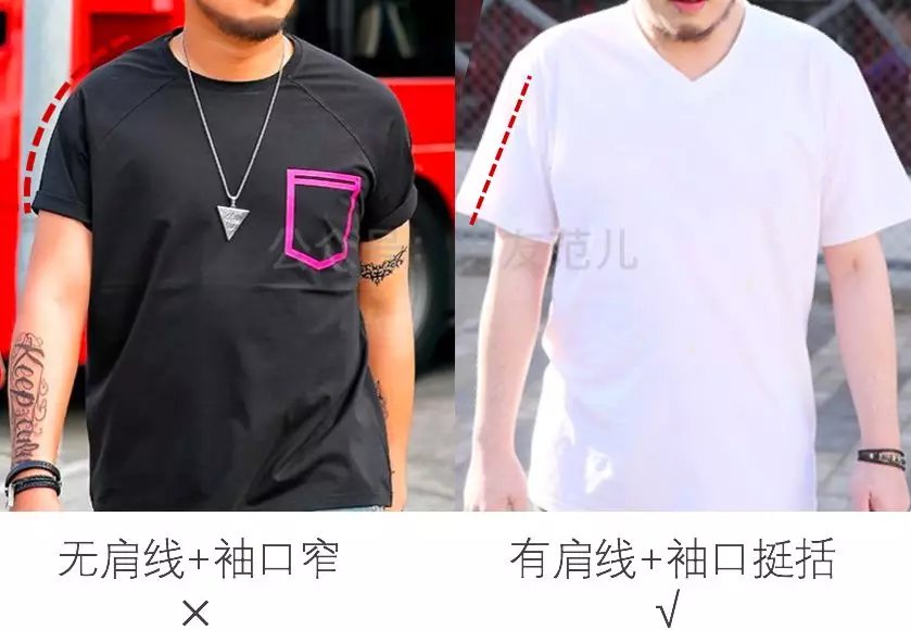 微胖男生怎么穿不显肉2个要点让你壮而不胖