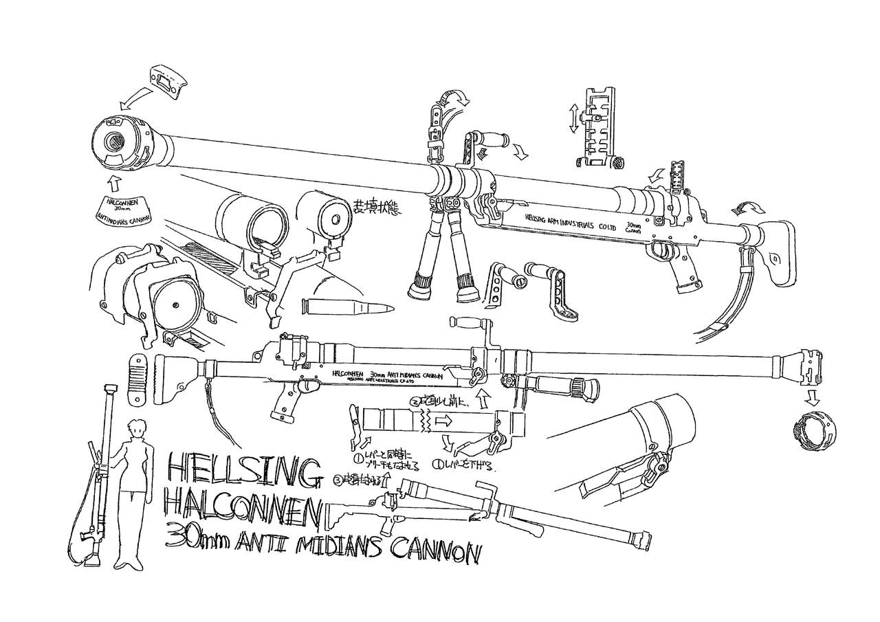 【Hellsing地狱之歌】道具设定集 22p