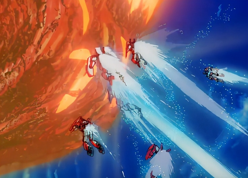 面对这么一大颗小行星,单人单机的阿姆罗完全是螳臂当车势单力薄,就在