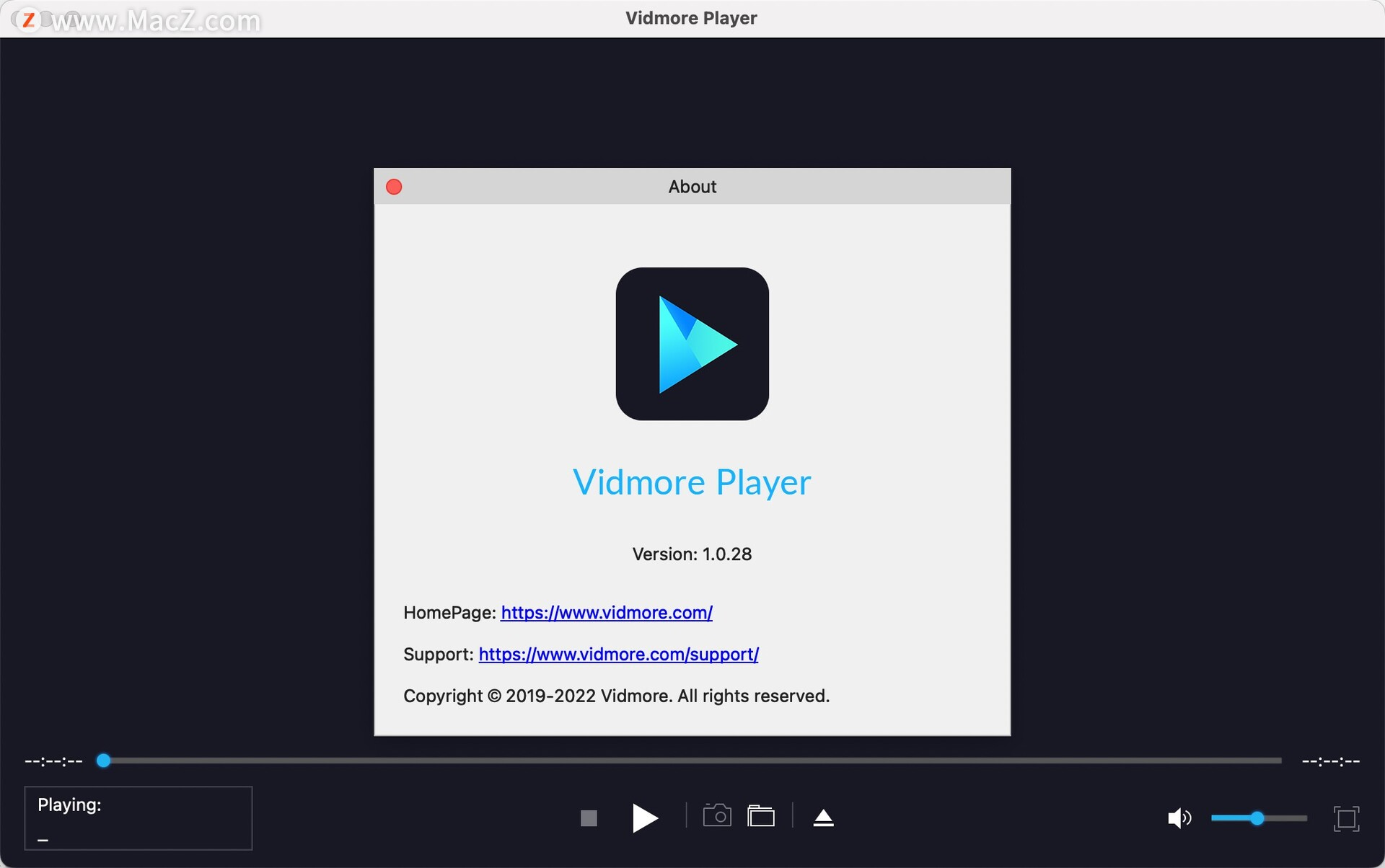 Vidmore player for mac 