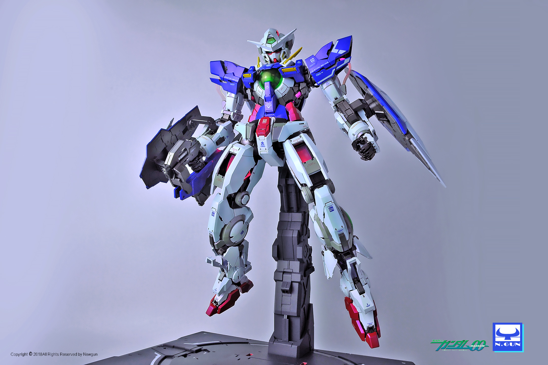 达人佳作:【牛筋叔】万代 pg能天使 - 哔哩哔哩