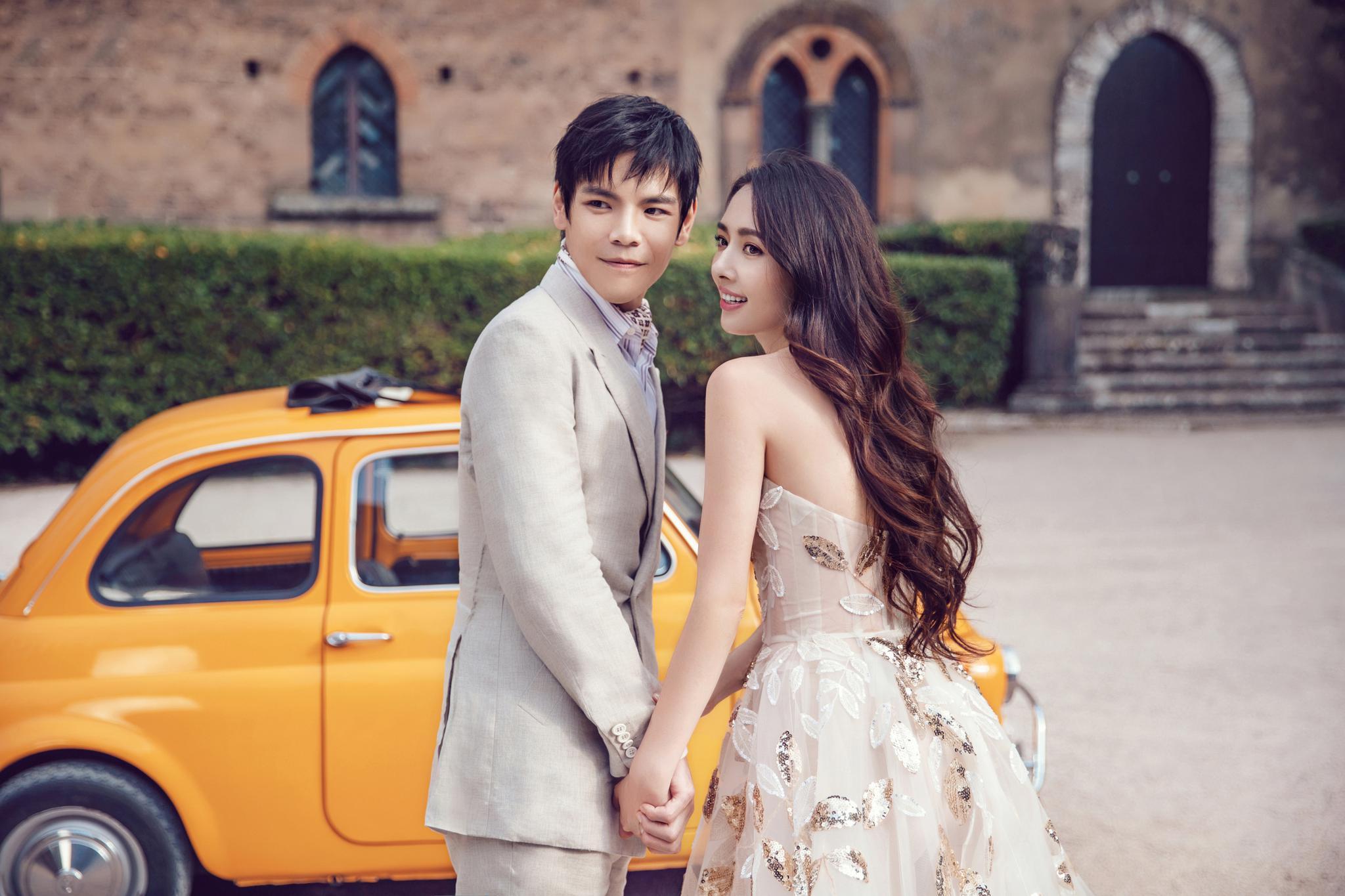 向佐郭碧婷婚纱照曝光 甜蜜依偎十分幸福