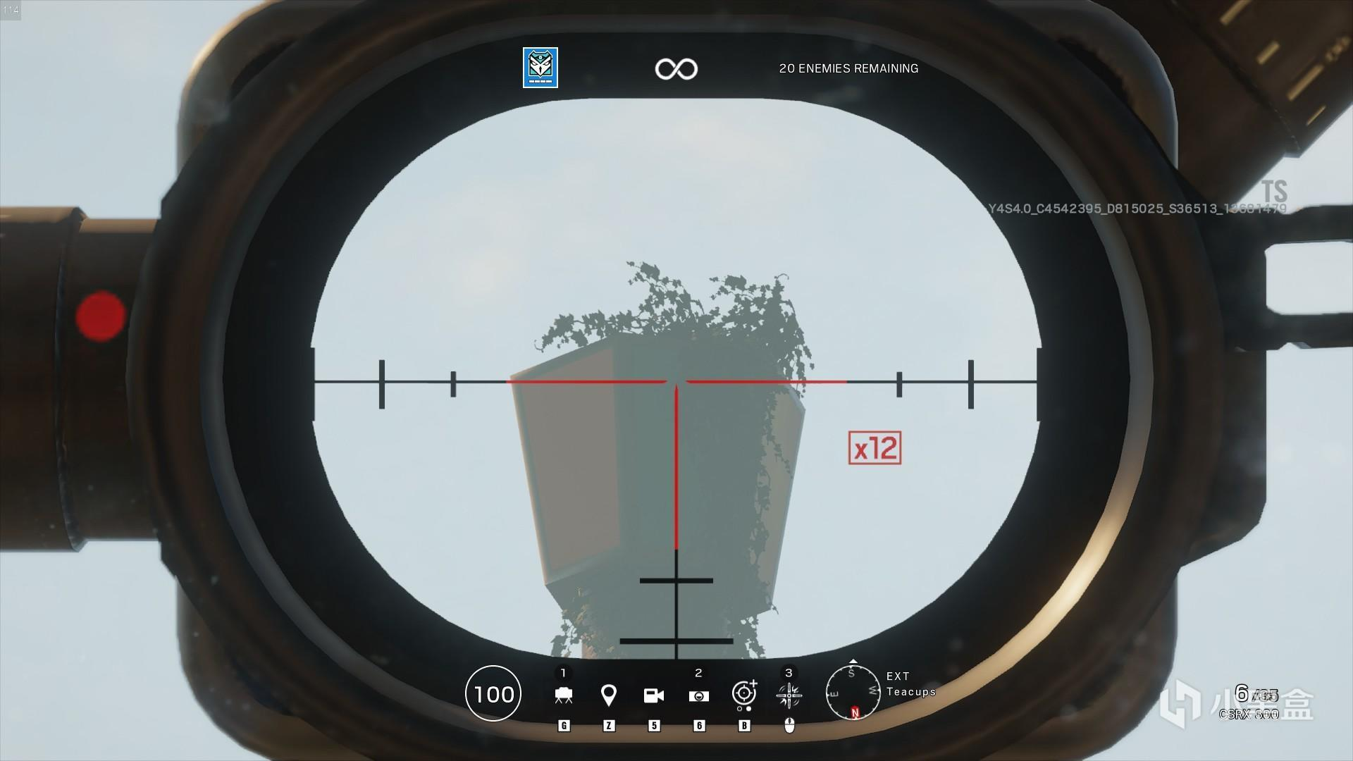 你说这个12倍镜,它有什么卵用