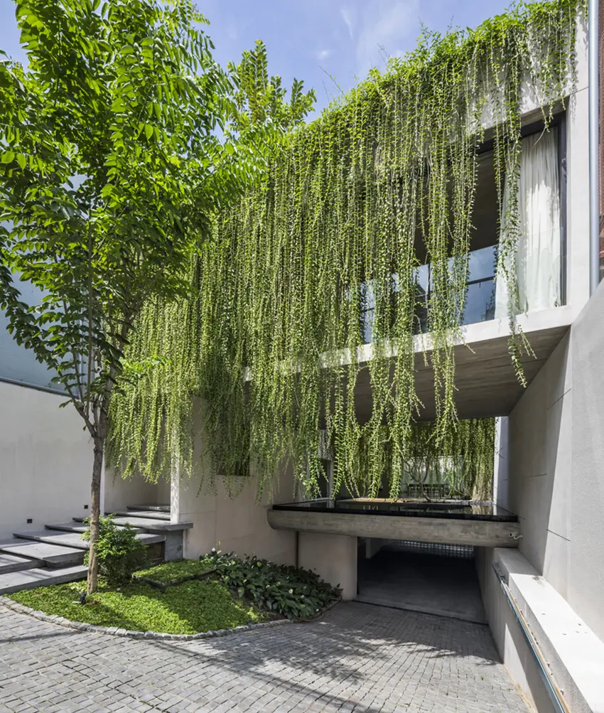 最节能的绿意窗帘 越南535 自然系有机建筑 哔哩哔哩