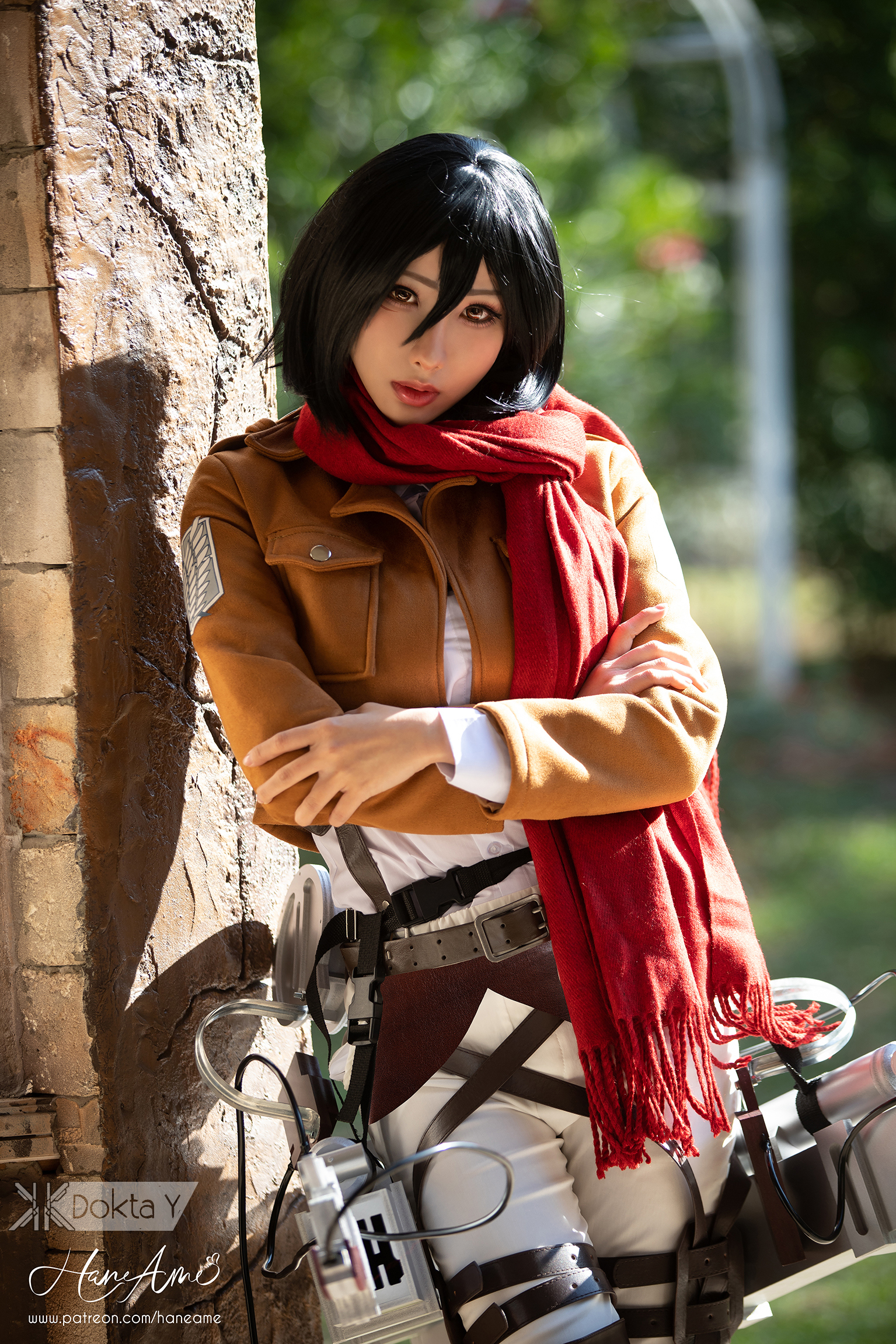 「cosplay宝藏美女」#029期 雨波haneame:进击的巨人の三笠·阿克曼!