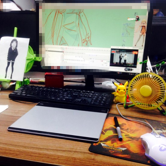 都说原画师是无言的演员简单点画画的方式简单点