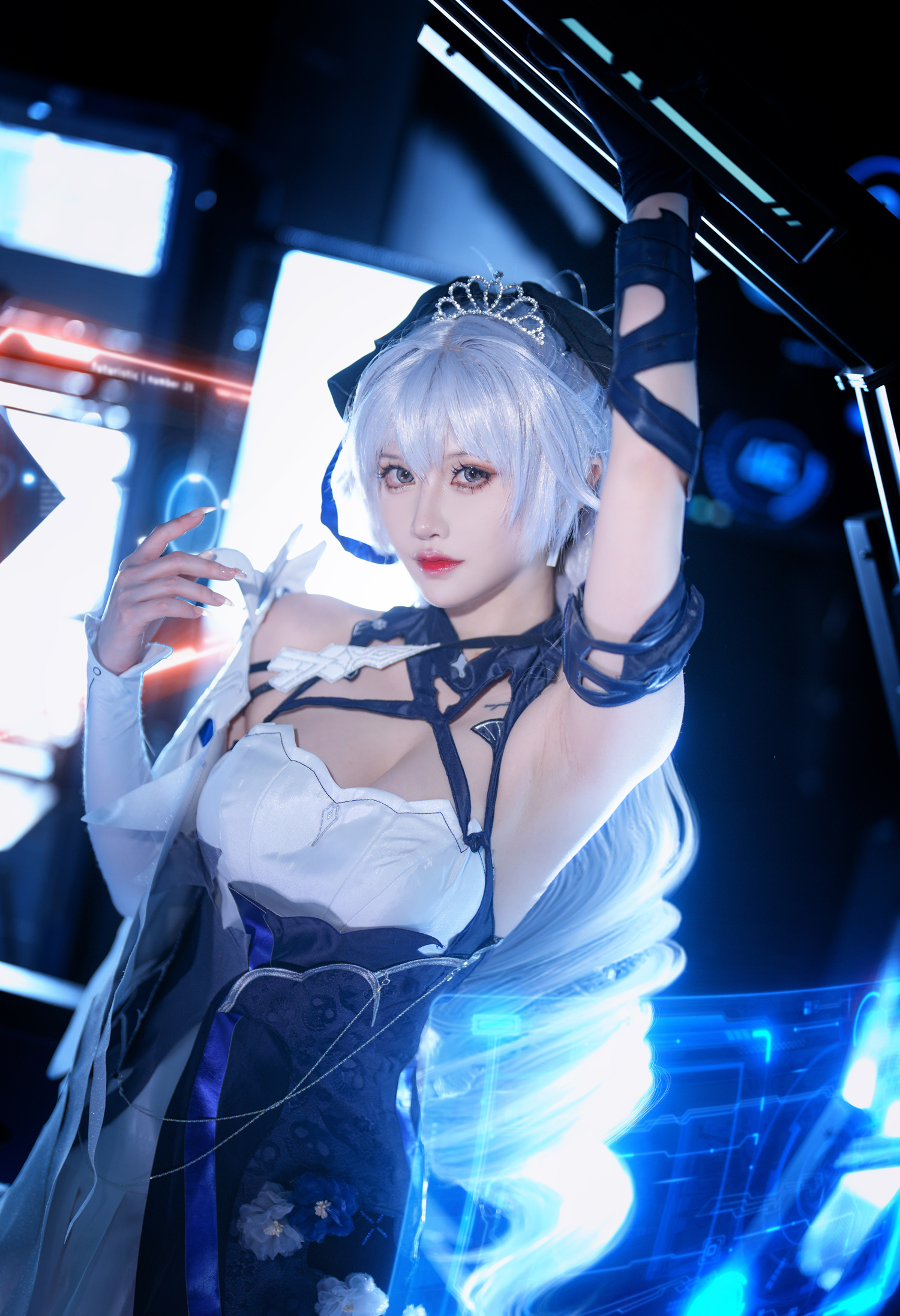 露兒大魔王崩坏3布洛妮娅·扎伊切克次生银翼cosplay5