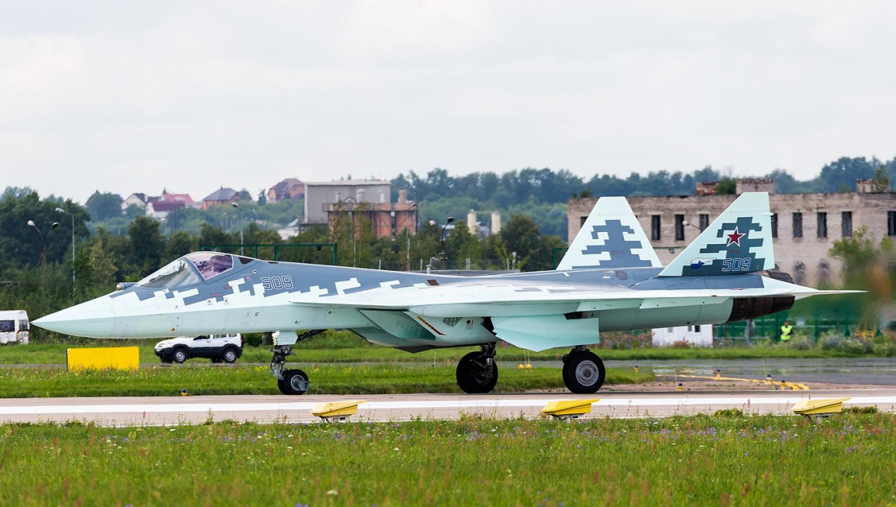 图为俄罗斯苏57战机