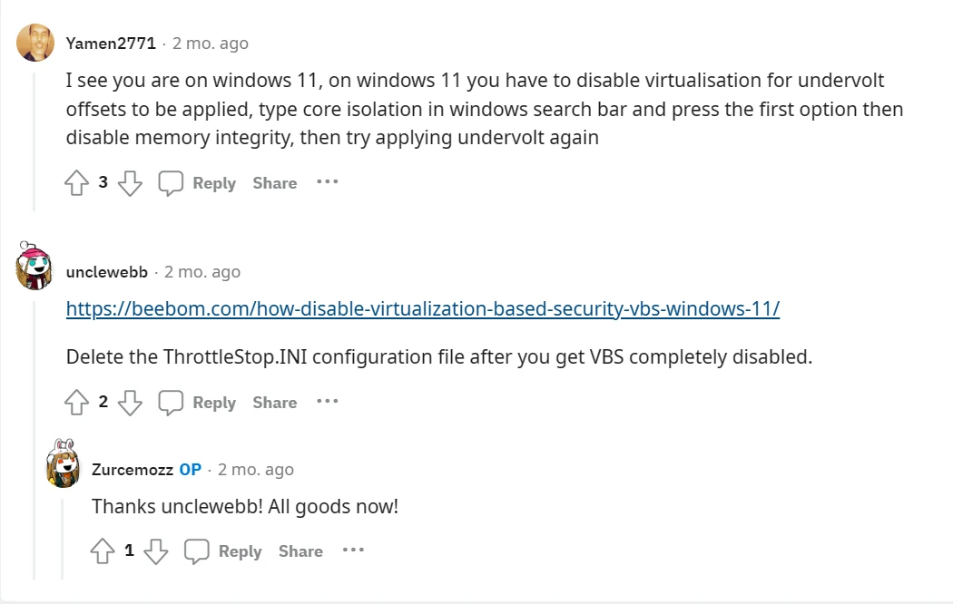 ThrottleStop FlVR改变电压offset依然为0不变 哔哩哔哩