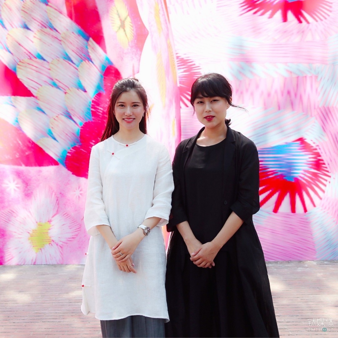 新影人CEO王嘉(左)和设计总监竹内沙也香(右