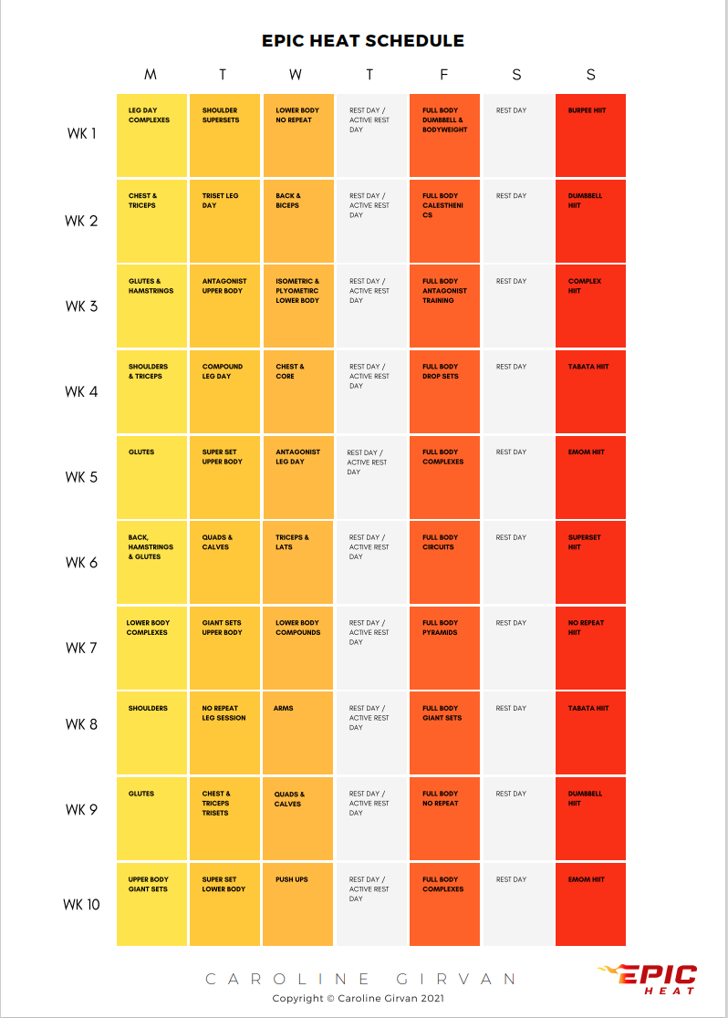 Caroline Girvan Beast Mode Calendar Printable Calendar 2023 Caroline Girvan Beast Mode Calendar Printable Calendar 2023
