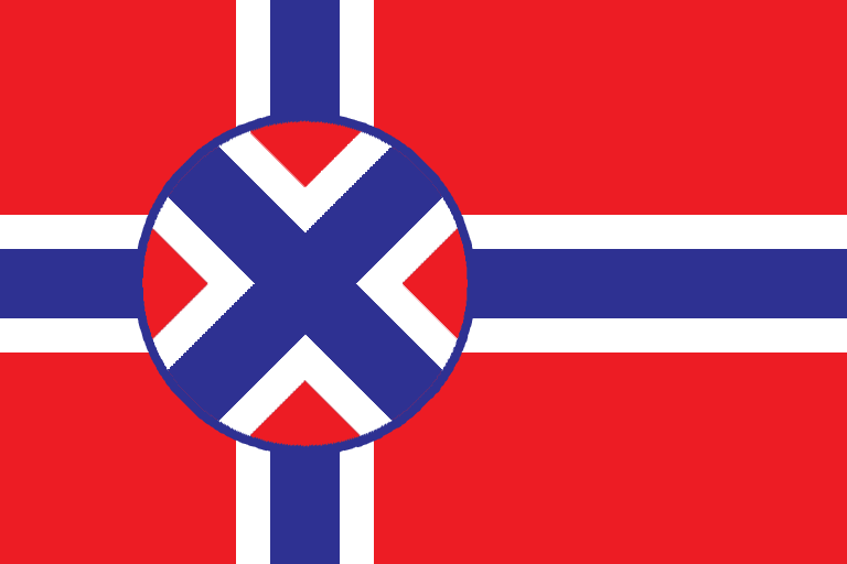 挪威的国旗怎么画图片