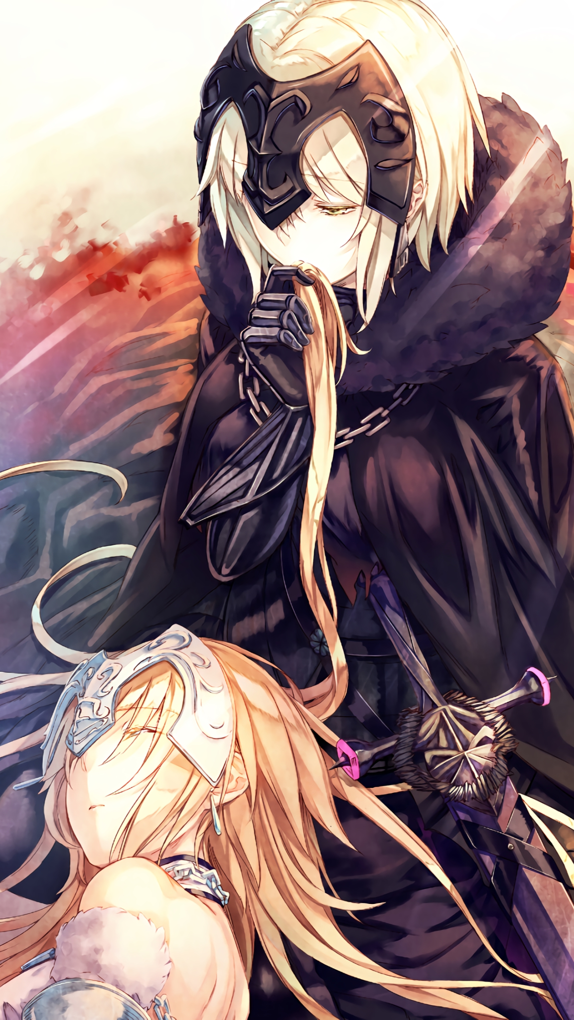 【手机高清壁纸裁剪】黑贞,堕落深渊中闪现出