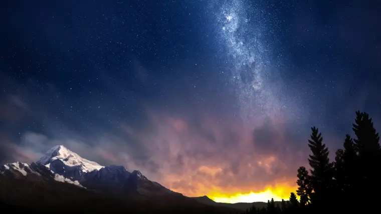 19 1080 高清电脑壁纸星空壁纸唯美向壁纸 哔哩哔哩