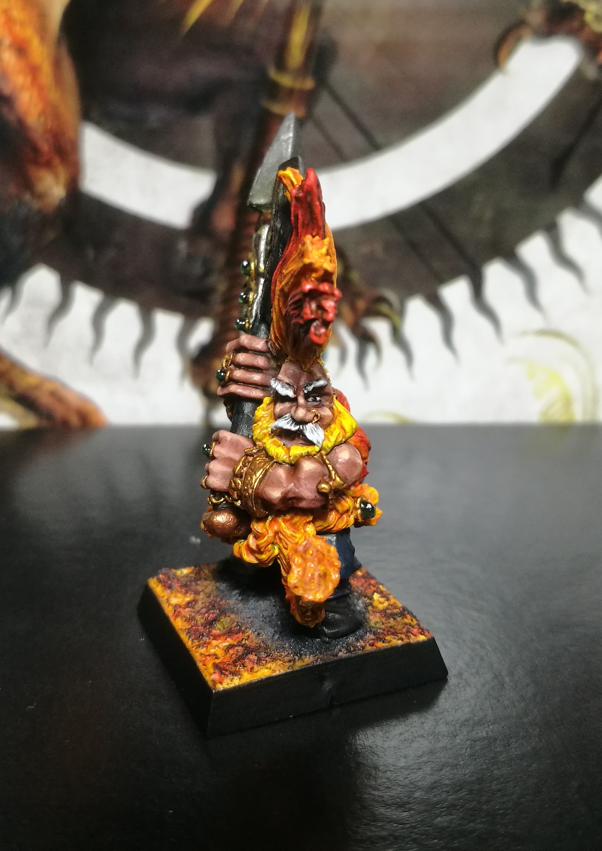 中古战锤矮人屠夫涂装记录2