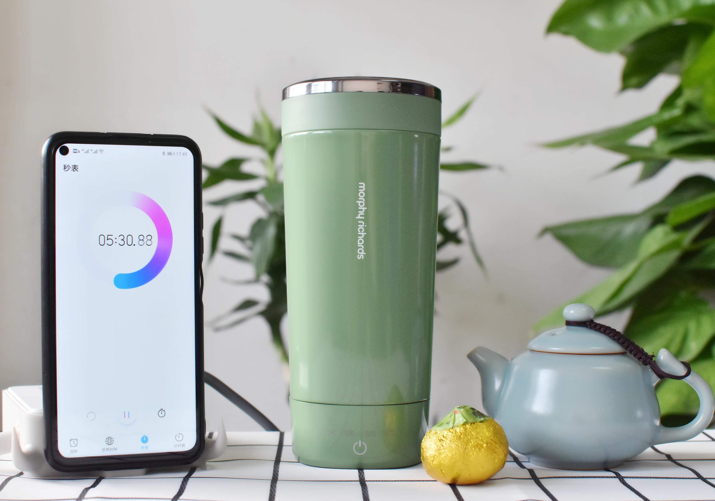 烧水,保温一个就够了,摩飞便携烧水杯满足不同冲饮需求!