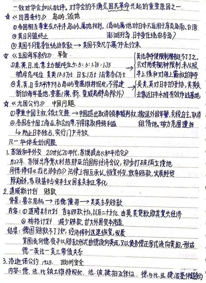新鲜出炉!衡水中学高中学霸历史手写笔记扒皮,不可错过的提分干货